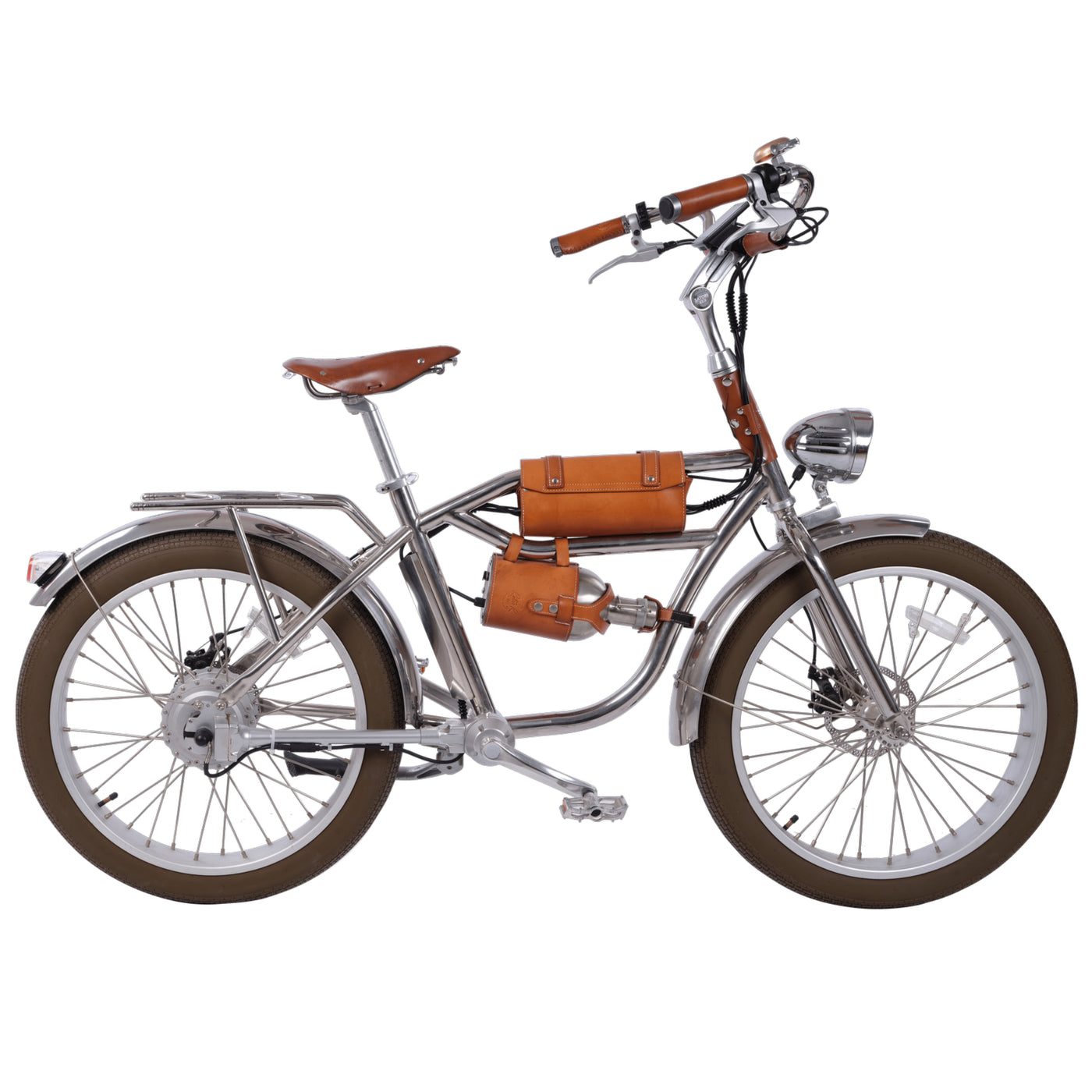 <transcy>Vélo électrique Vintage 500W à entraînement par arbre Fat Tire Cruiser</transcy>